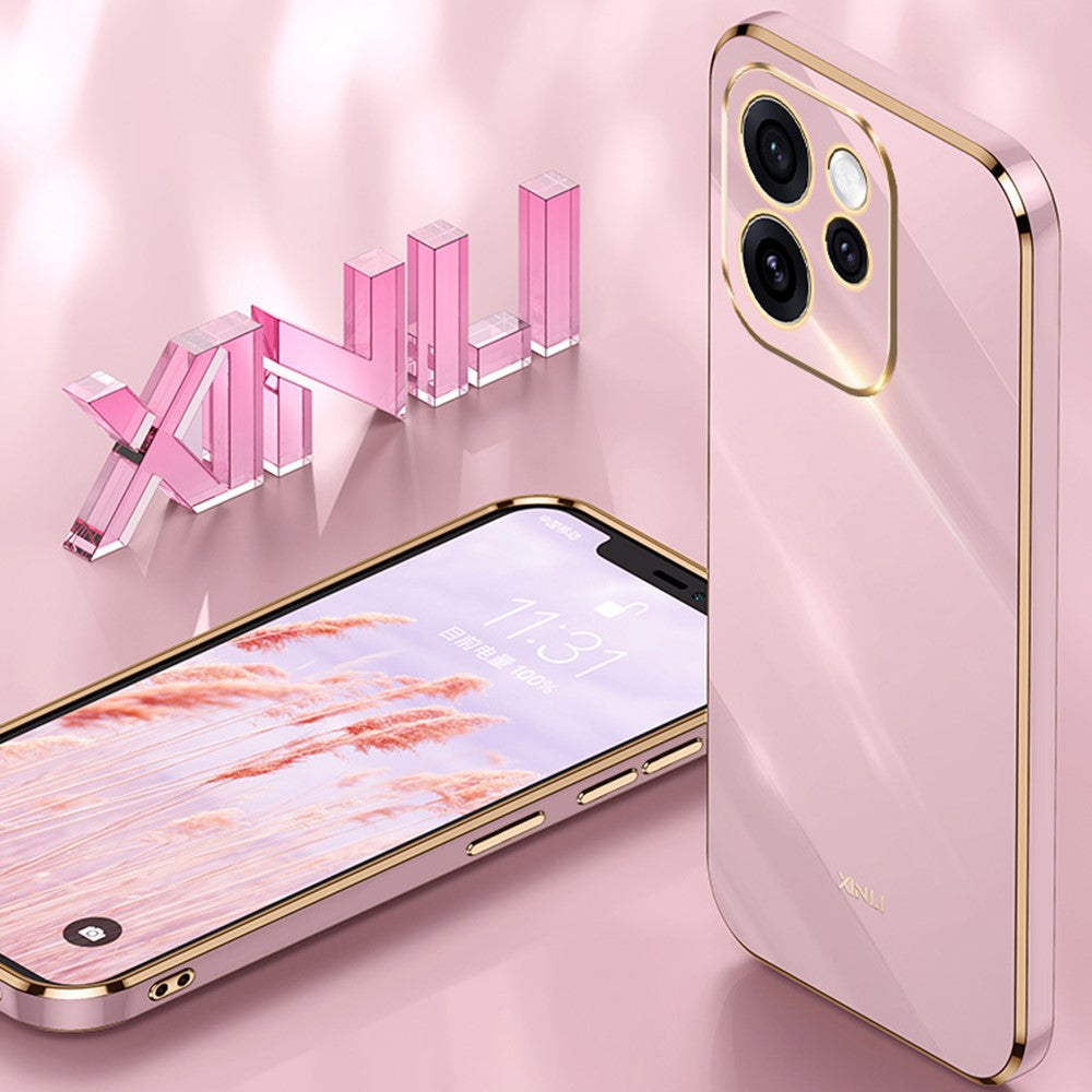 XINLI mobilskal till Oppo Reno15 Pro Max 5G (Global) / Reno15 Pro 5G (Kina) Galvaniserat TPU Svettbeständigt Skyddande mobilskal