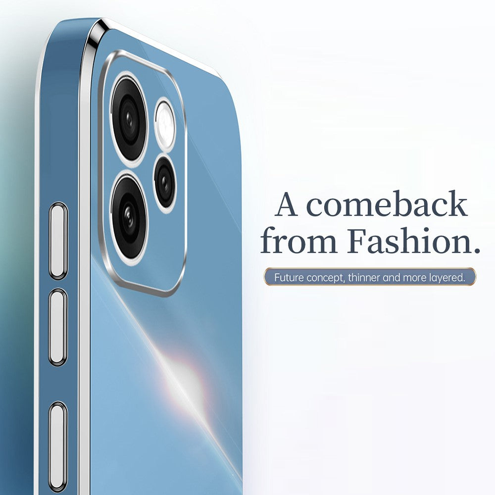 XINLI mobilskal till Oppo Reno15 Pro Max 5G (Global) / Reno15 Pro 5G (Kina) Ringstativ Galvaniserat TPU Svettåligt Skyddande mobilskal