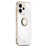 XINLI mobilskal till Oppo Reno15 Pro Max 5G (Global) / Reno15 Pro 5G (Kina) Ringstativ Galvaniserat TPU Svettåligt Skyddande mobilskal