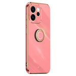 XINLI mobilskal till Oppo Reno15 Pro Max 5G (Global) / Reno15 Pro 5G (Kina) Ringstativ Galvaniserat TPU Svettåligt Skyddande mobilskal