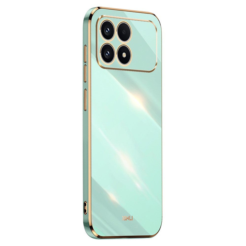 XINLI mobilskal För Xiaomi Poco F8 Pro 5G / Redmi K90 5G Galvaniserad TPU Svettåligt Skyddande mobilskal