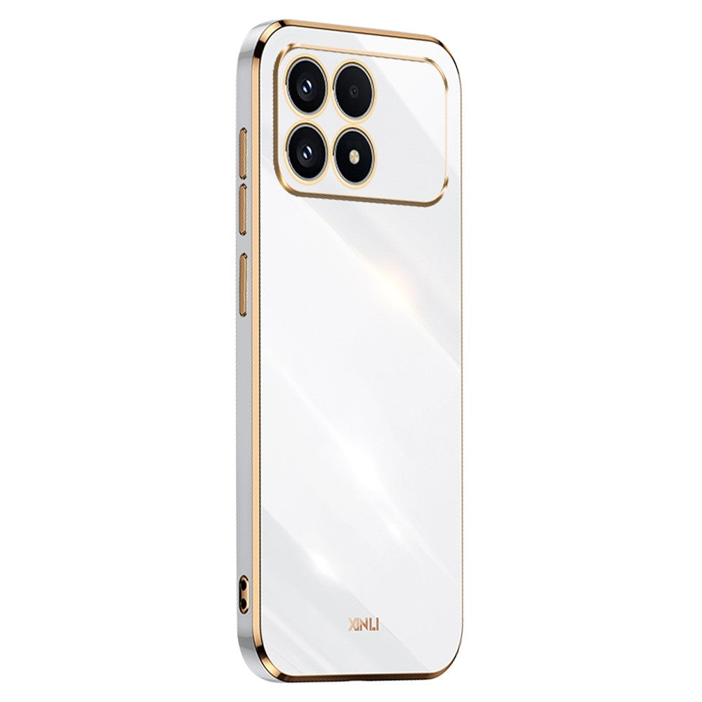 XINLI mobilskal För Xiaomi Poco F8 Pro 5G / Redmi K90 5G Galvaniserad TPU Svettåligt Skyddande mobilskal