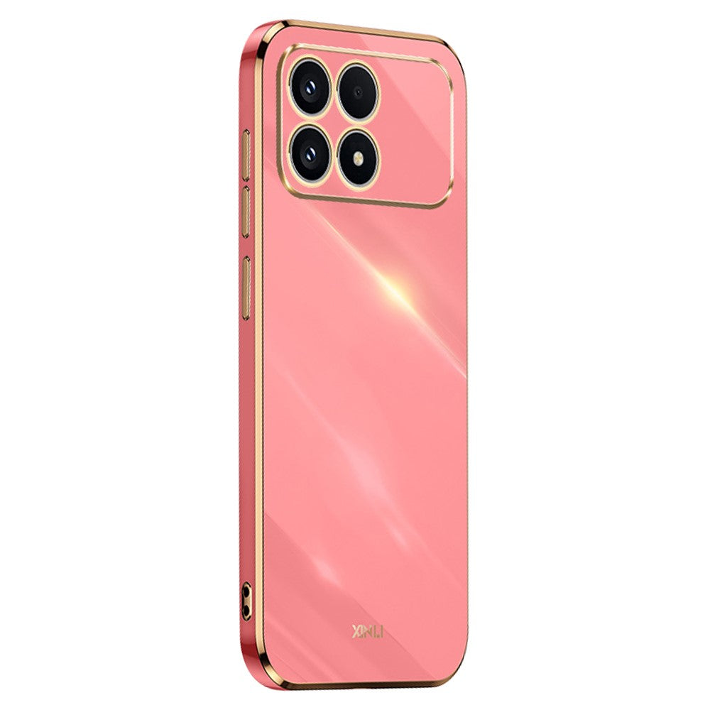 XINLI mobilskal För Xiaomi Poco F8 Pro 5G / Redmi K90 5G Galvaniserad TPU Svettåligt Skyddande mobilskal