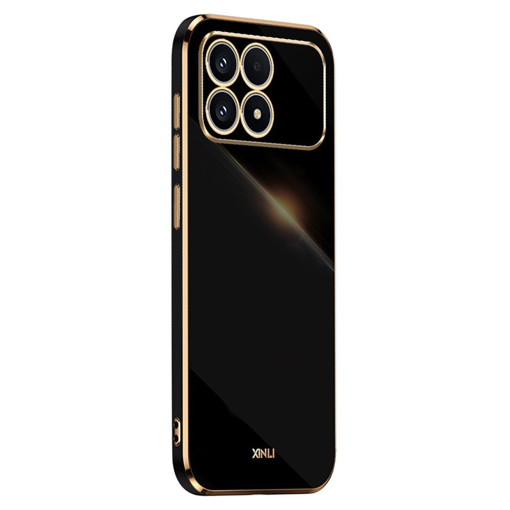 XINLI mobilskal För Xiaomi Poco F8 Pro 5G / Redmi K90 5G Galvaniserad TPU Svettåligt Skyddande mobilskal