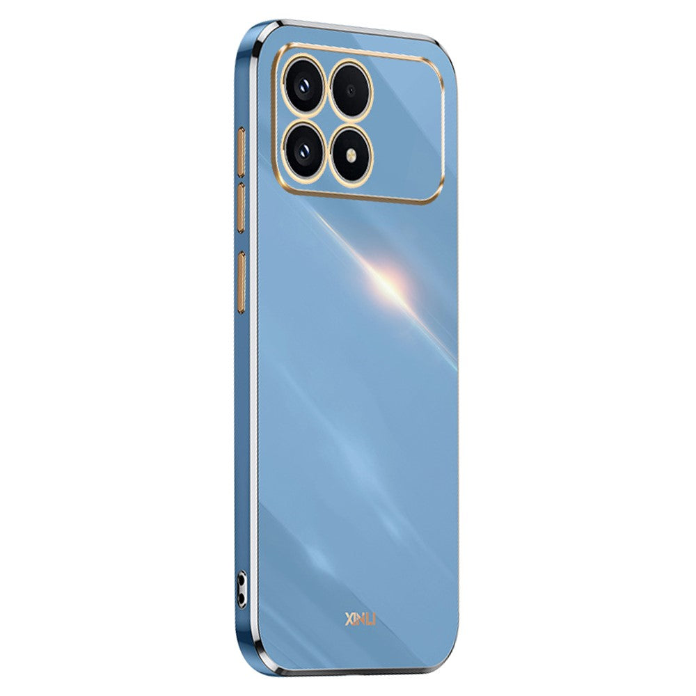 XINLI mobilskal För Xiaomi Poco F8 Pro 5G / Redmi K90 5G Galvaniserad TPU Svettåligt Skyddande mobilskal