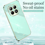 XINLI For Xiaomi Redmi Note 15 4G (Global) Phone Case Electroplating TPU Sweatproof Protection Phone Cover
