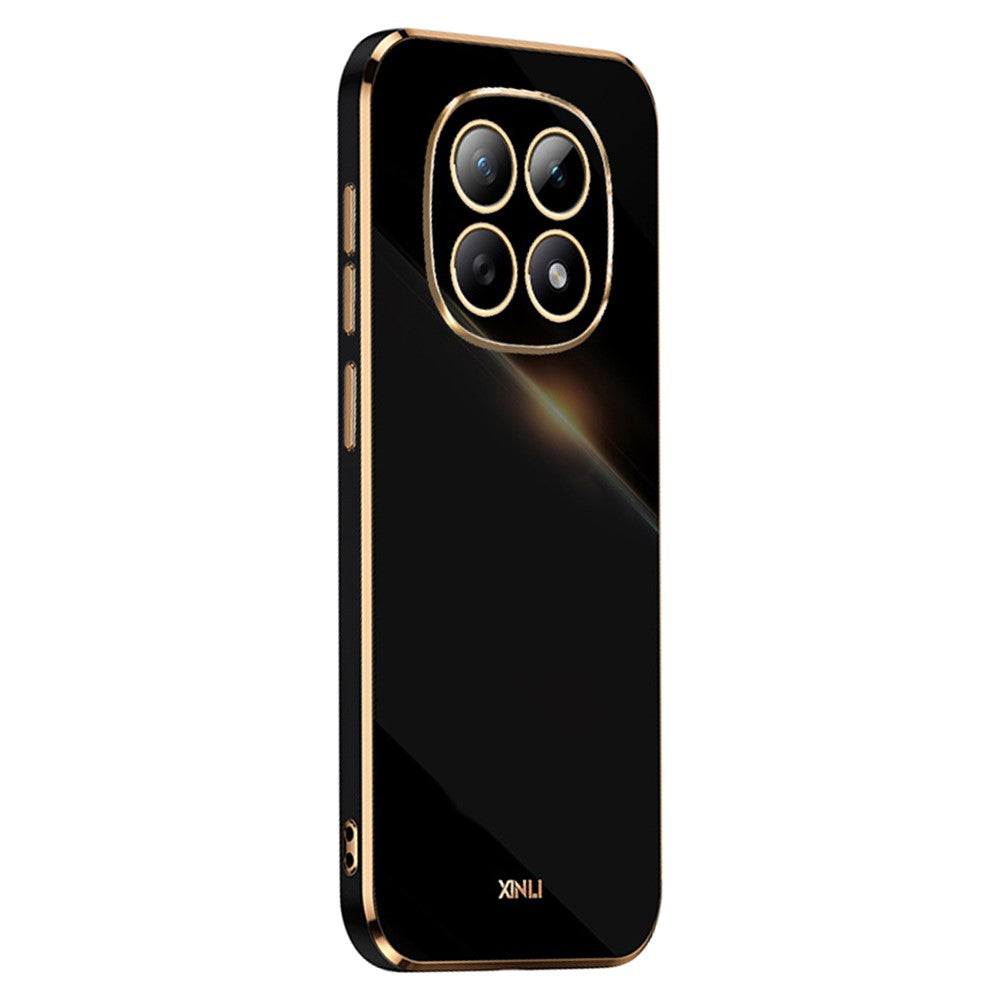 XINLI For Xiaomi Redmi Note 15 4G (Global) Phone Case Electroplating TPU Sweatproof Protection Phone Cover