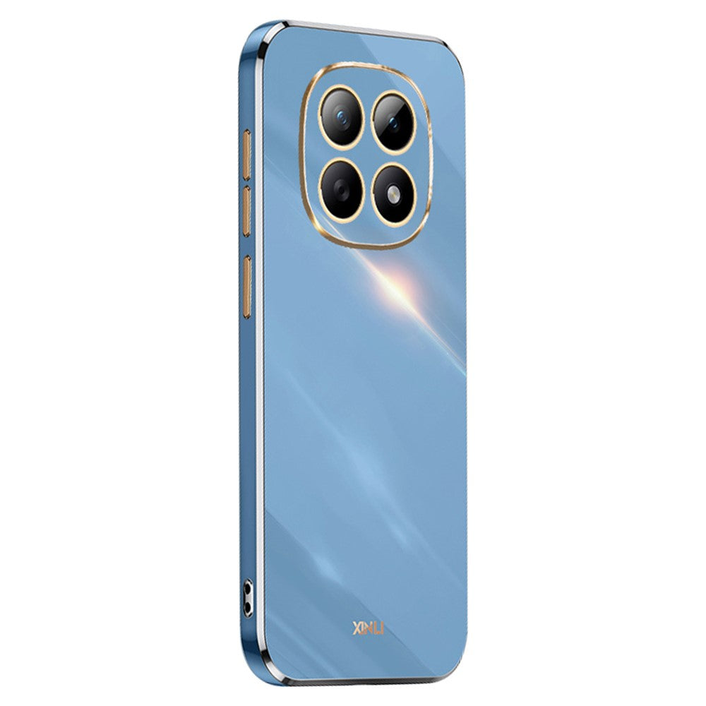 XINLI For Xiaomi Redmi Note 15 4G (Global) Phone Case Electroplating TPU Sweatproof Protection Phone Cover