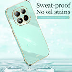 XINLI För Xiaomi Redmi Note 15 Pro 4G (Global) mobilskal Ringstativ Galvaniserad TPU Svettåligt Skyddande mobilskal
