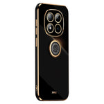 XINLI För Xiaomi Redmi Note 15 Pro 4G (Global) mobilskal Ringstativ Galvaniserad TPU Svettåligt Skyddande mobilskal