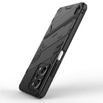 For Xiaomi Redmi Note 12 Pro 5G Hard PC+Soft TPU Kickstand Case Anti-scratch Mobile Phone Cover