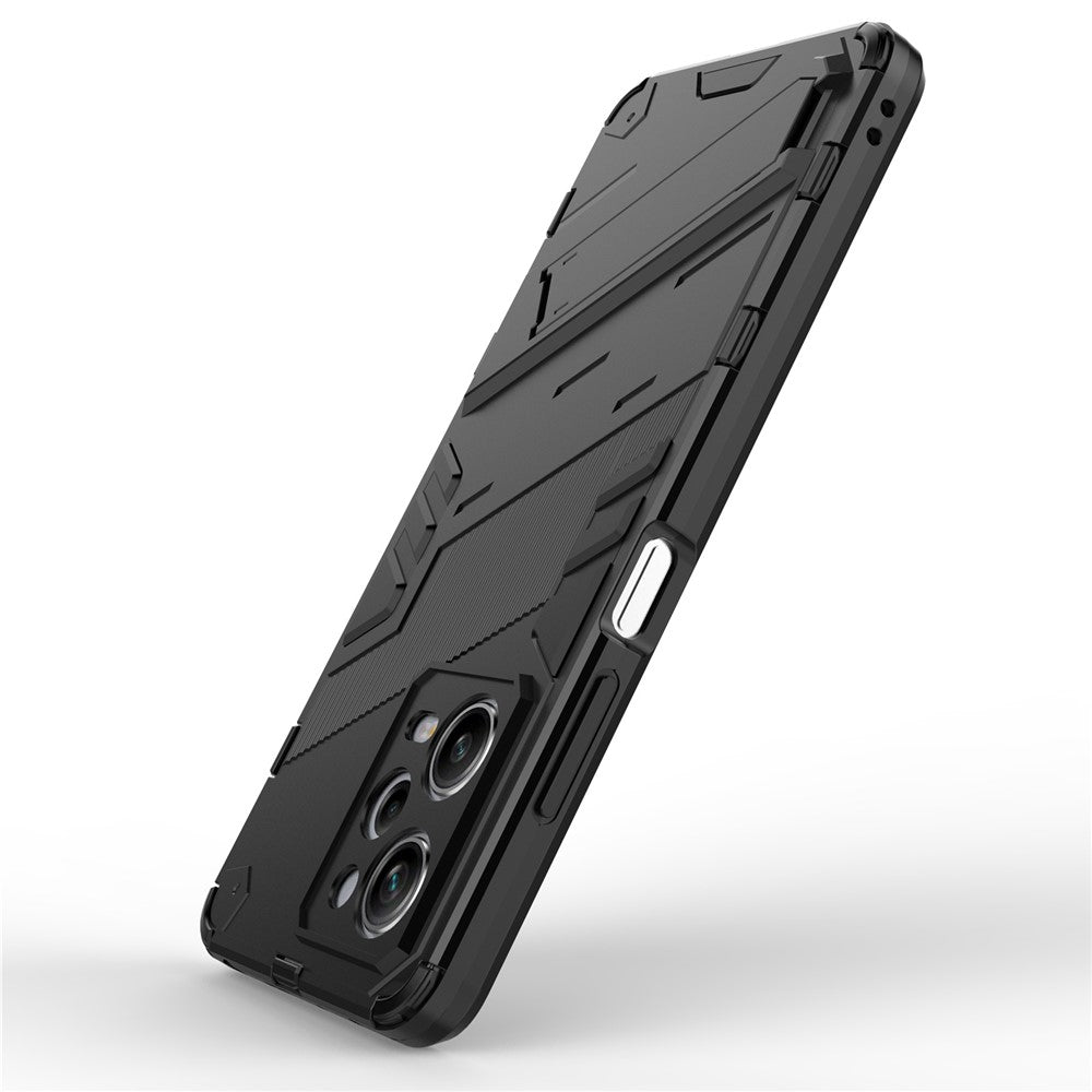 For Xiaomi Redmi Note 12 Pro 5G Hard PC+Soft TPU Kickstand Case Anti-scratch Mobile Phone Cover