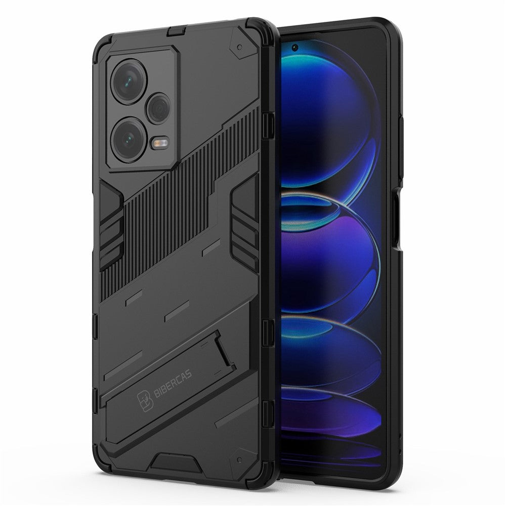 Xiaomi Redmi Note 12 Pro+ 5G Hårt PC+Mjukt TPU mobilskal Stötsäkert Stativ Skyddande Skal