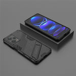For Xiaomi Redmi Note 12 Pro+ 5G Hard PC+Soft TPU Phone Case Drop-proof Kickstand Protective Cover