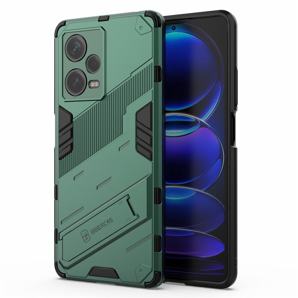 Xiaomi Redmi Note 12 Pro+ 5G Hårt PC+Mjukt TPU mobilskal Stötsäkert Stativ Skyddande Skal