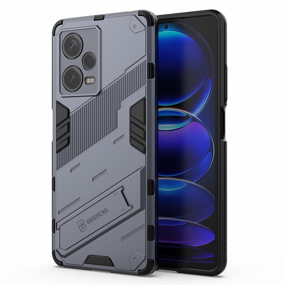 Xiaomi Redmi Note 12 Pro+ 5G Hårt PC+Mjukt TPU mobilskal Stötsäkert Stativ Skyddande Skal
