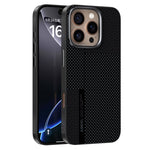 ABEEL For iPhone 16 Pro Magnetic Case Ultra-thin 6D Printed Shockproof TPU PC Aluminum Alloy Leather Phone Cover