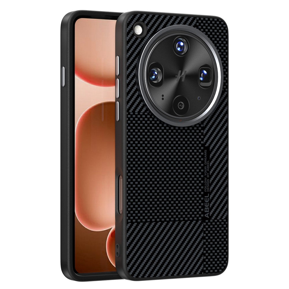 ABEEL magnetisk cover til Oppo Find X8 Ultra 5G, ultratyndt, 6D-trykt, stødsikkert TPU-, PC- og aluminiumslegeringslædermobilcover