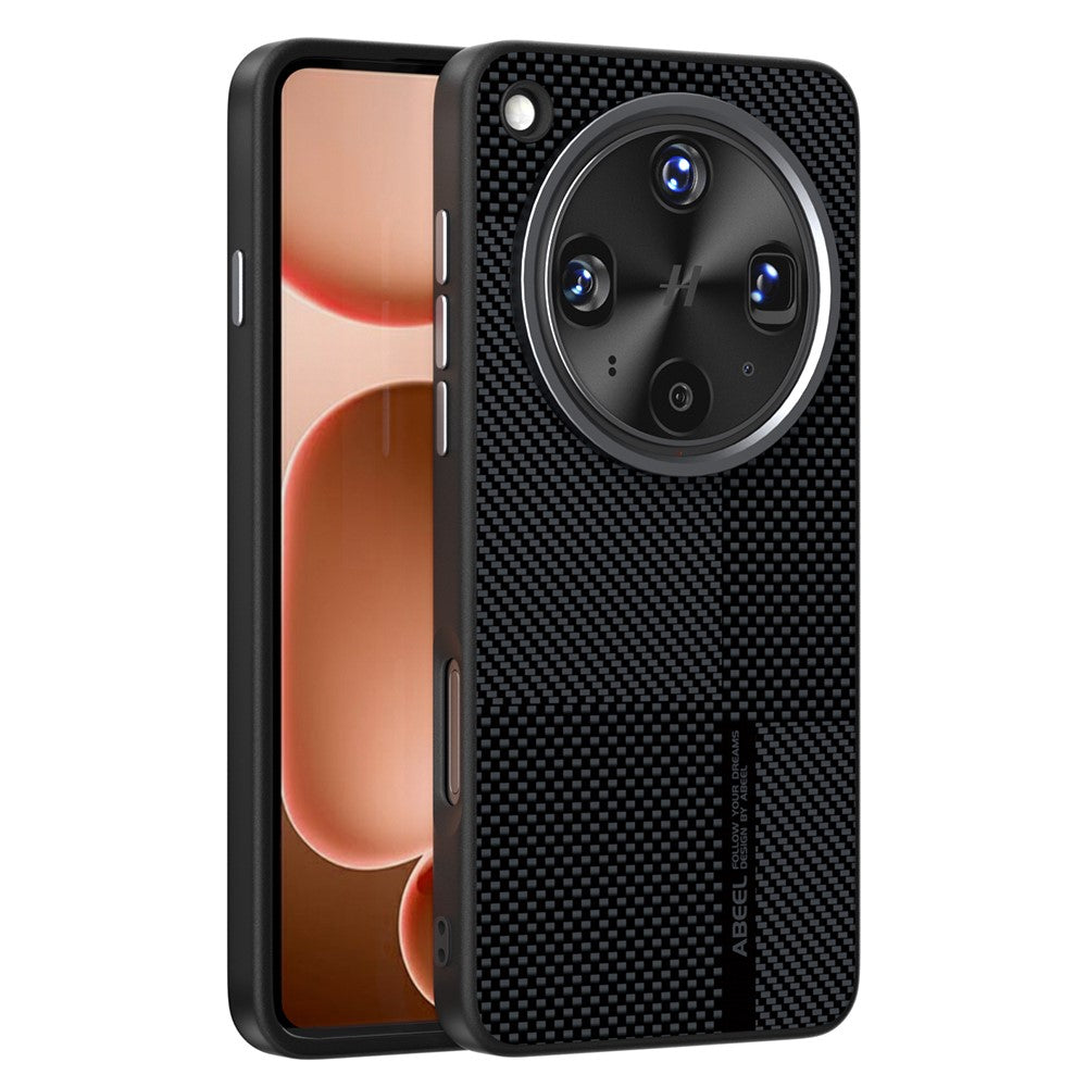 ABEEL magnetisk cover til Oppo Find X8 Ultra 5G, ultratyndt, 6D-trykt, stødsikkert TPU-, PC- og aluminiumslegeringslædermobilcover