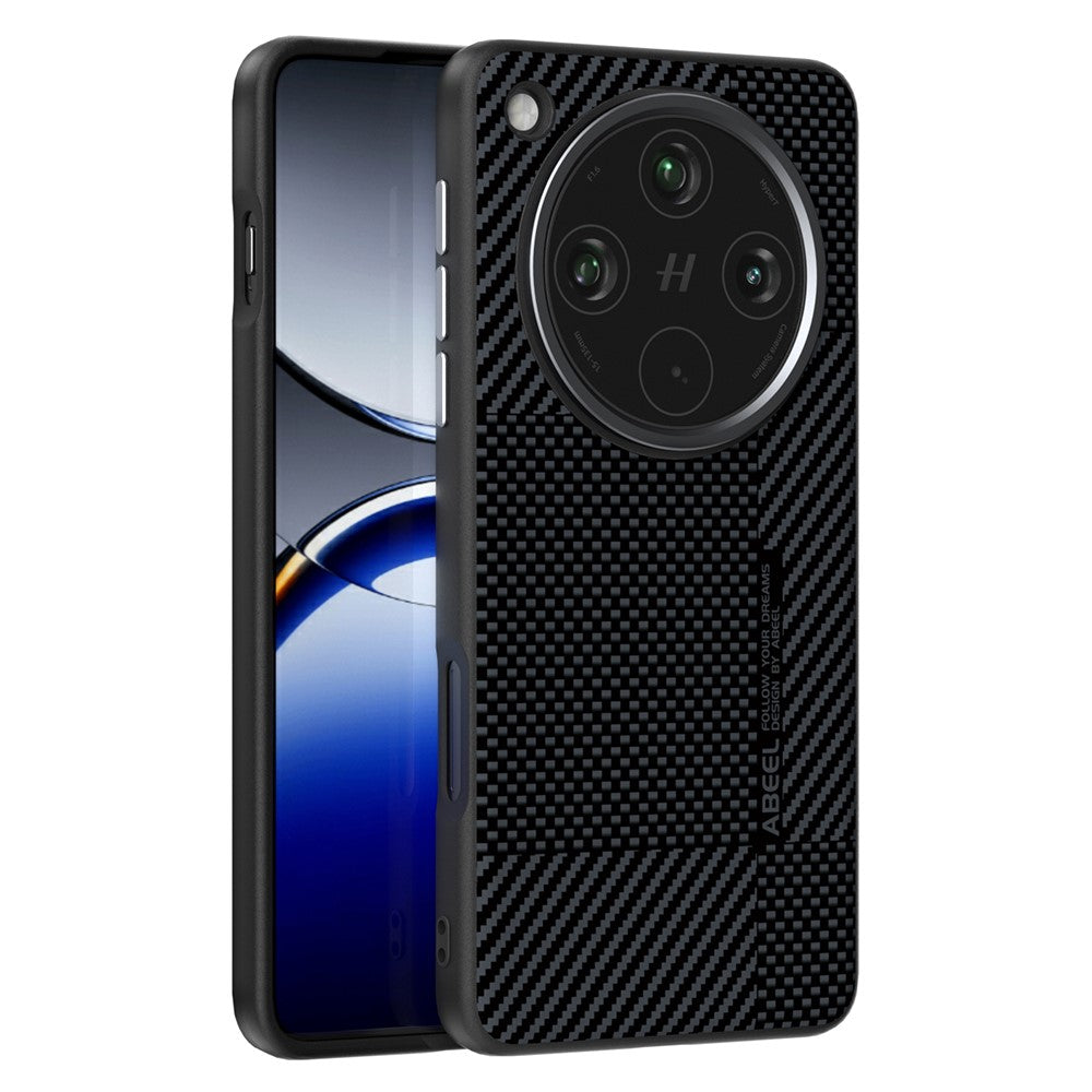 ABEEL For Oppo Find X8 5G Magnetic Case Ultra-thin 6D Printed Shockproof TPU PC Aluminum Alloy Leather Phone Cover