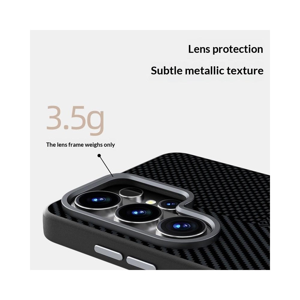 ABEEL For Samsung Galaxy S26 Ultra Magnetic Case Ultra-thin 6D Printed Shockproof TPU PC Aluminum Alloy Leather Phone Cover