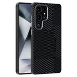 ABEEL For Samsung Galaxy S25 Ultra magnetisk cover, ultratyndt 6D-printet stødsikkert TPU PC aluminiumslegering læder telefoncover