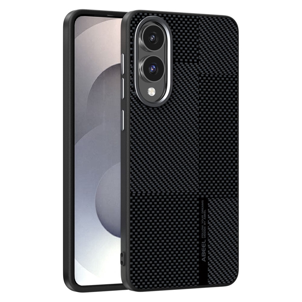 ABEEL til Samsung Galaxy S25 Edge Magnetisk cover Ultratyndt 6D-print Stødsikkert TPU PC Aluminiumslegering Lædertelefoncover