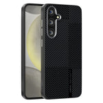 ABEEL For Samsung Galaxy S24 FE Magnetic Case Ultra-thin 6D Printed Shockproof TPU PC Aluminum Alloy Leather Phone Cover