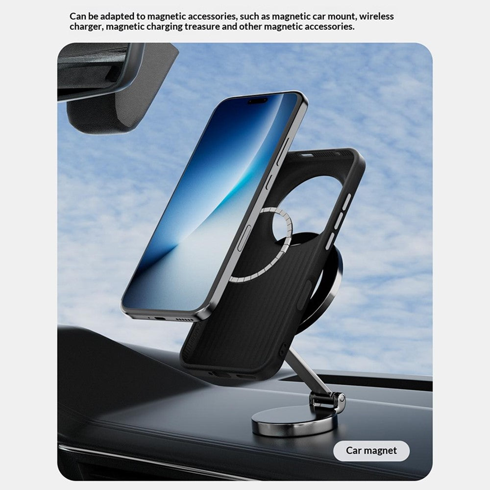ABEEL For Honor Magic8 5G Magnetic Case Ultra-thin 6D Printed Shockproof TPU PC Aluminum Alloy Leather Phone Cover