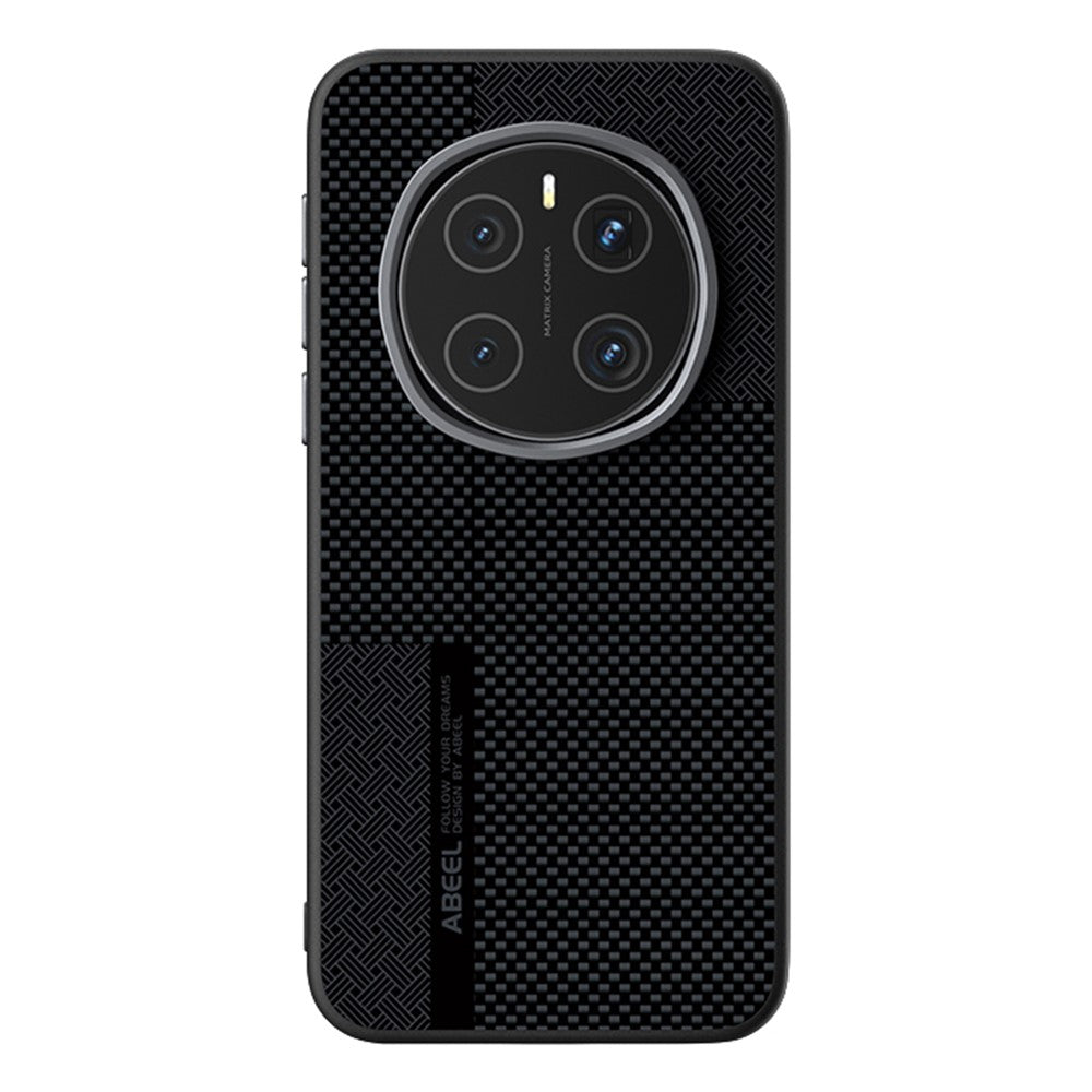 ABEEL For Honor Magic7 Pro 5G Magnetic Case Ultra-thin 6D Printed Shockproof TPU PC Aluminum Alloy Leather Phone Cover