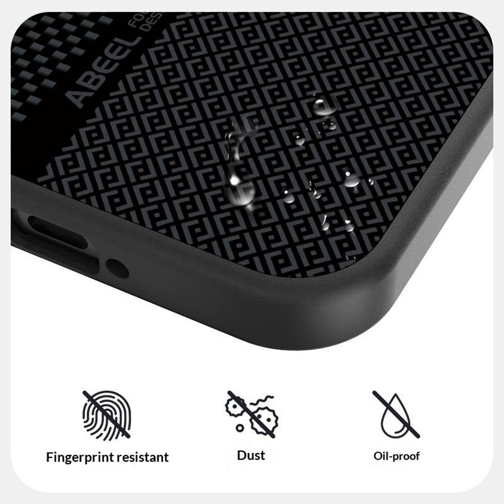 ABEEL For Honor Magic7 Pro 5G Magnetic Case Ultra-thin 6D Printed Shockproof TPU PC Aluminum Alloy Leather Phone Cover