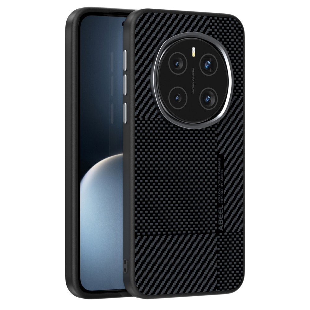 ABEEL For Honor Magic7 Pro 5G Magnetic Case Ultra-thin 6D Printed Shockproof TPU PC Aluminum Alloy Leather Phone Cover