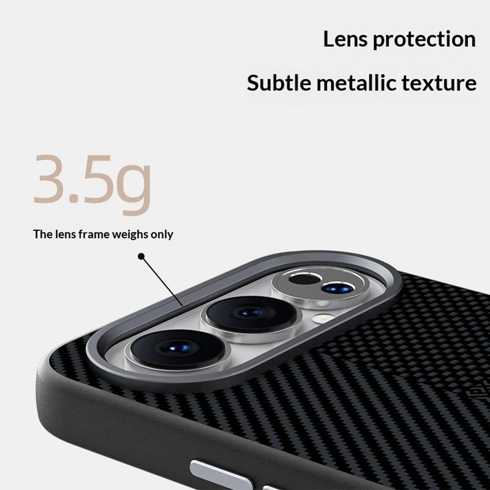 ABEEL For Honor 500 5G magnetisk cover ultratyndt 6D-printet stødsikkert TPU PC aluminiumslegering lædertelefoncover