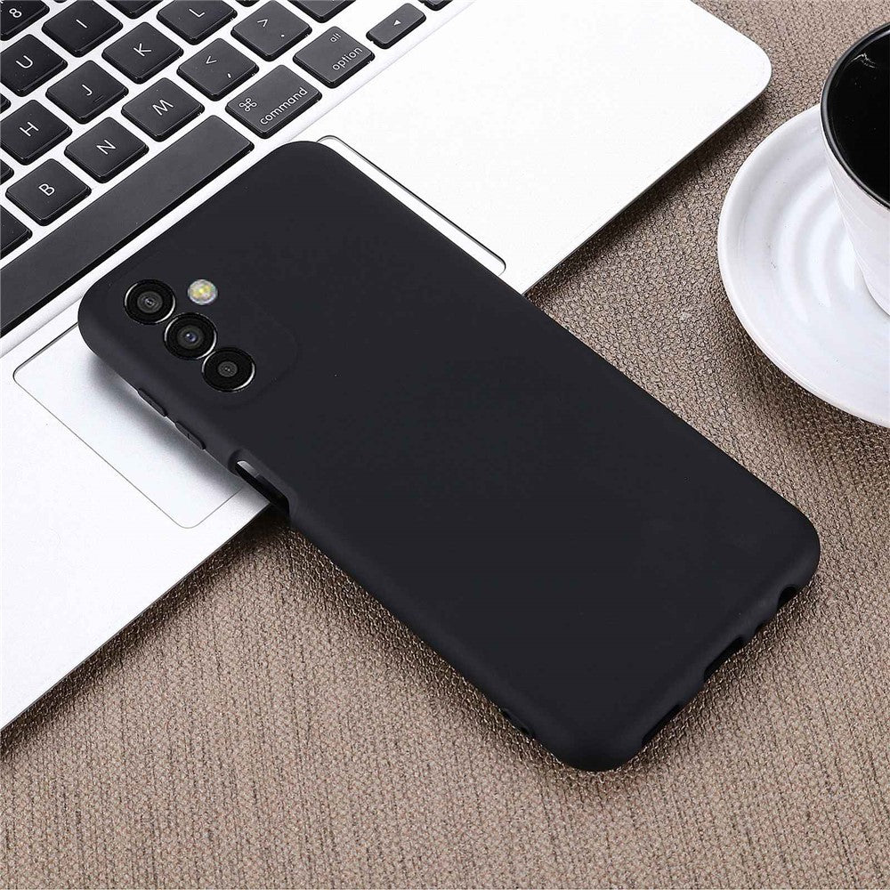 Shockproof Slim Case for Samsung Galaxy F13 4G Liquid Silicone Phone Cover Anti-Drop Protective Case with Strap