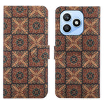 For Honor X8d 4G Leather Wallet Case Bohemian-style TPU PU Phone Cover with Stand