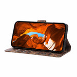 For Honor X8d 4G Leather Wallet Case Bohemian-style TPU PU Phone Cover with Stand