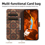 For Honor X8d 4G Leather Wallet Case Bohemian-style TPU PU Phone Cover with Stand
