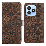 For Honor X8d 4G Leather Wallet Case Bohemian-style TPU PU Phone Cover with Stand