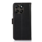 For Motorola Moto G77 5G / G67 5G Case RFID Blocking Genuine Cow Leather Wallet Phone Cover