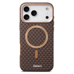 ESEBLE For iPhone 17 Pro Max Magnetic Case TPU + PU Leather Phone Cover Compatible with Magsafe