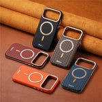 ESEBLE For iPhone 17 Pro Max Magnetic Case TPU + PU Leather Phone Cover Compatible with Magsafe