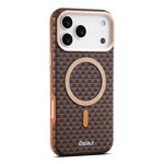ESEBLE For iPhone 17 Pro Max Magnetic Case TPU + PU Leather Phone Cover Compatible with Magsafe