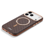 ESEBLE For iPhone 17 Pro Max Magnetic Case TPU + PU Leather Phone Cover Compatible with Magsafe