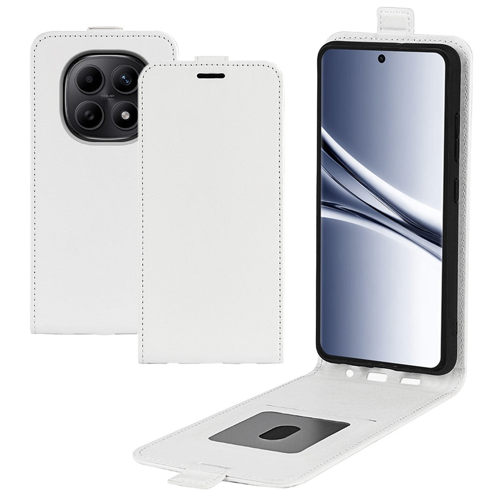 For Xiaomi Redmi Note 15 4G (Global) Case Crazy Horse Texture TPU + PU Leather Vertical Flip Phone Cover With Card Holder