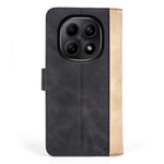 For Xiaomi Redmi Note 15 4G (Global) Wallet Case Leather Phone Cover Splicing Color