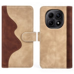 For Xiaomi Redmi Note 15 4G (Global) Wallet Case Leather Phone Cover Splicing Color