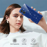 Magnetisk Cover til Motorola Edge 50 Fusion 5G / G96 5G Glitrende TPU Stødsikkert Telefoncover med Snor
