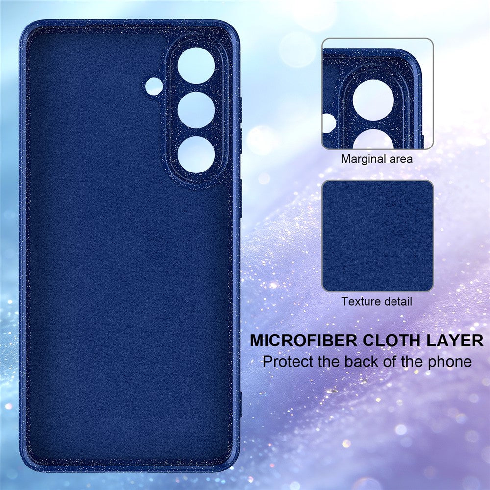 Samsung Galaxy A57 5G Magnetiskt Skal Glitter TPU Stötsäkert mobilskal med Snodd