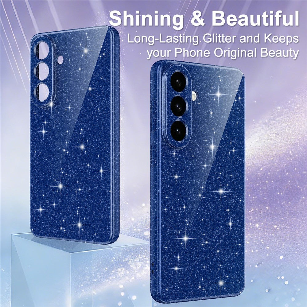 Samsung Galaxy A57 5G Magnetiskt Skal Glitter TPU Stötsäkert mobilskal med Snodd