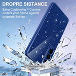 Samsung Galaxy A57 5G Magnetiskt Skal Glitter TPU Stötsäkert mobilskal med Snodd